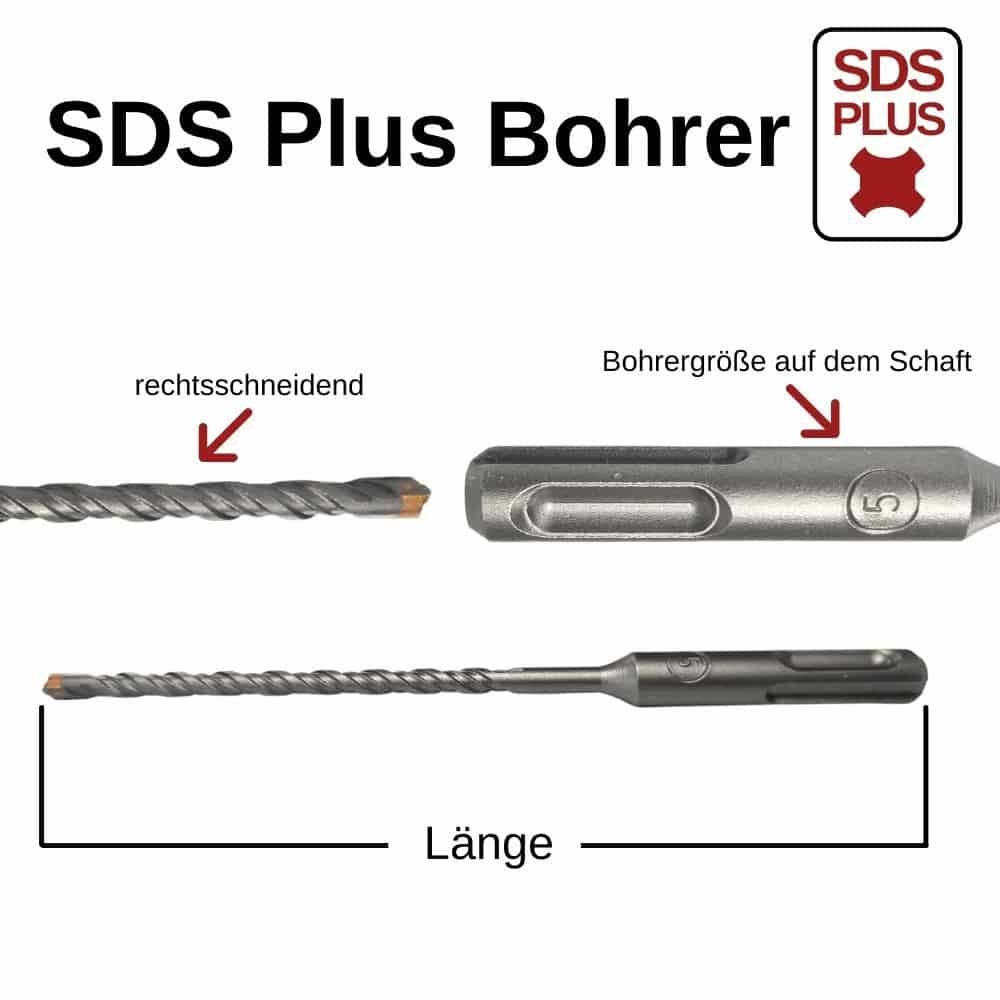 Haamripuur SDS-PLUS 4-lõikur Ø 5,0mm x 110mm pikkus-0