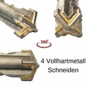 Haamripuur SDS-PLUS 4-lõikur Ø 5,0mm x 110mm pikkus-1