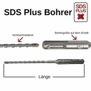 Haamripuur SDS-PLUS 4-lõikur Ø 5,0mm x 110mm pikkus-0