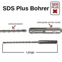 Haamerpuur SDS-PLUS 4-lõikur Ø 12,0mm x 260mm pikkus-0