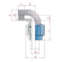 PP PE toruühendus 90° nurk 20 x 1/2" IG-0