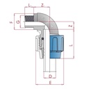 PP PE toru ühendus 90° nurk 40 x 1 1/2" AG-0