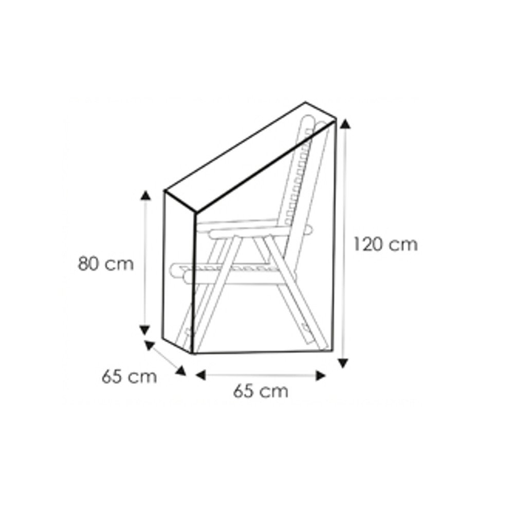 Läbipaistev reguleeritav toolikate, u.65x65x120/80-0