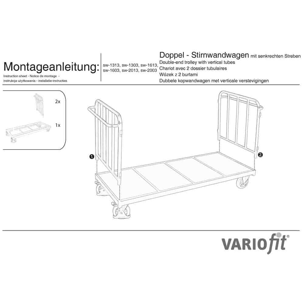 Tugitala Kahekordne Eseinaraamiga Veok 1200 kg Tüüp S (EV)-0