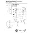 Kõrge riiulikäru 5 riiuliga 250 kg kandevõime tüüp S + EasySTOP-0