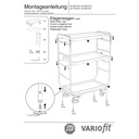 Korrusekärude kõrge mudel 3 alusega 250 kg kandevõime tüüp S + EasySTOP-1