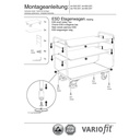 ESD riiulikäru 3 riiuliga tüüp S + EasySTOP-0