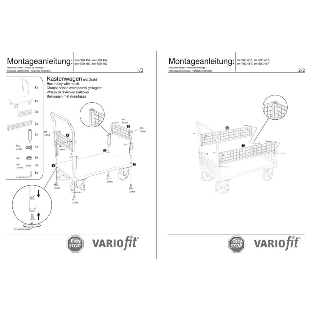 Traadivõrk Kastike-/ Käru Tüüp S + EasySTOP-0