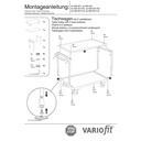 Laudkäru 250 kg kahe laadimisplaadiga tüüp M + EasySTOP-0