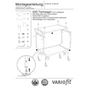 ESD lauatõstuk 2 kandeplatvormiga tüüp M + EasySTOP-0