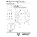 Laudkäru 250 kg kolme laadimisplatvormiga kõrge lükkesang Tüüp M + EasySTOP-0