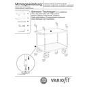 Raske töölauaga 500 kg kahe laadimisalaga tüüp M + EasySTOP-0