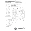 Lauakäru 250 kg 3 laadimisalusega kõrge surumissang Tüüp L + EasySTOP-0