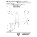 Kahe otsaseinaga käru 500 kg tüüp L + EasySTOP-0