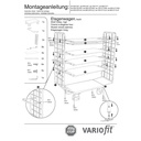 Paketveok kõrge 2 võrguseina + 5 riiuliga 500 kg kandevõime tüüp L + EasySTOP-0