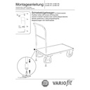 Lükkekäru 1000 kg Tüüp M + EasySTOP-0