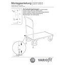 Lükkesangaga käru 1000 kg Tüüp L + EasySTOP-0