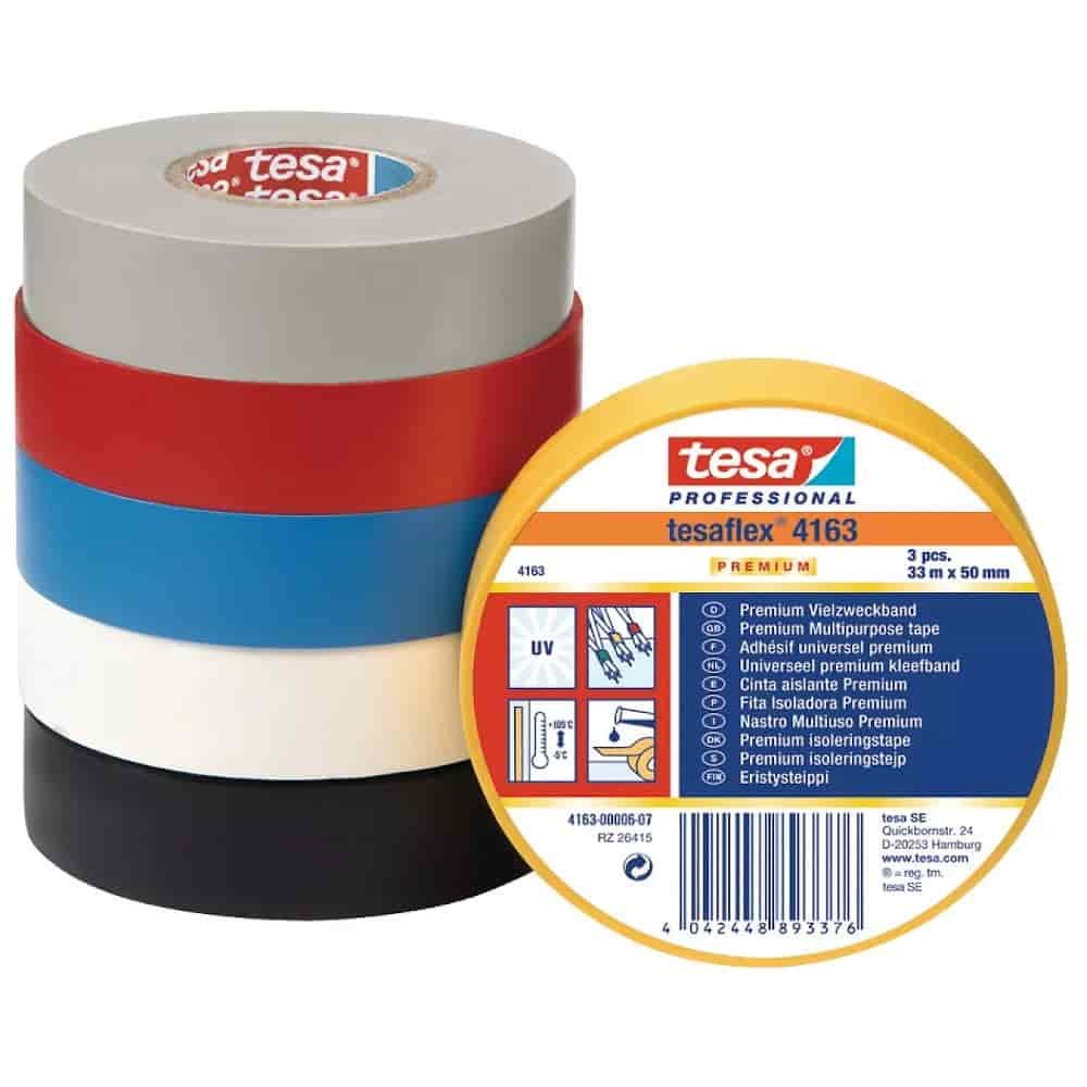 tesa tesaflex Isolatsioonilint 4163 PVC 19 mm x 33 m (roheline)-0