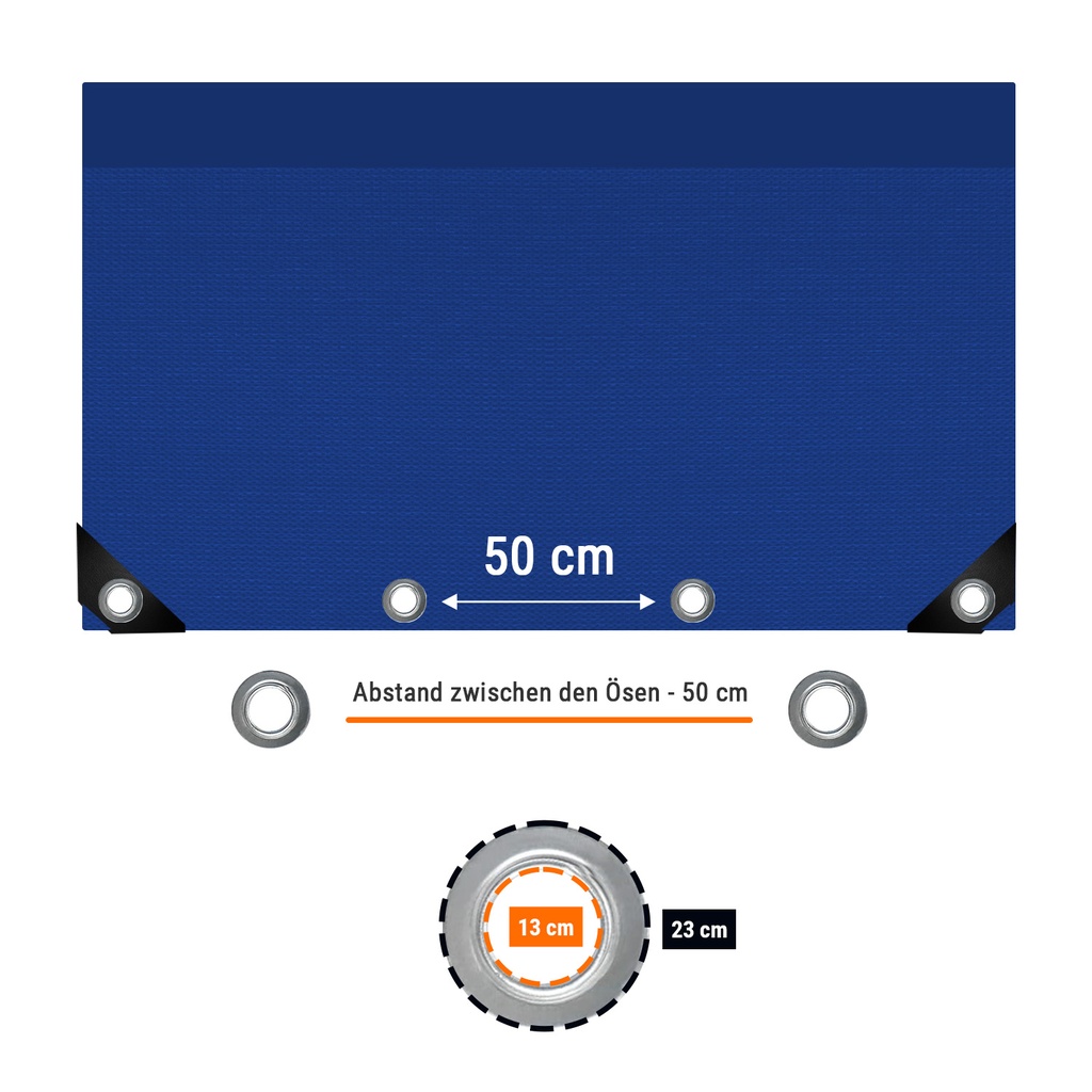 sinine 650 g/m² PVC 3 x 4m (12m²) present-3