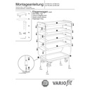 Käru kõrge 5 salvega 250 kg kandevõime tüüp M + EasySTOP-1