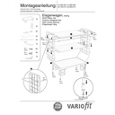 Pakitorn koos 2 restseinaga + 3 riiulit 500 kg kandevõime tüüp M + EasySTOP-0