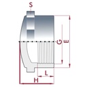 PVC-U Kork IG 1/2" PN10-0