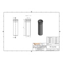 KGEM Toru SN 4 DN/OD 160 x 2000 mm-1