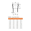 KGEA haru DN/OD 160/110 45 kraadi-0