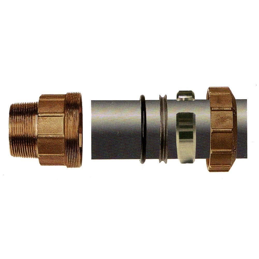 Brass PE Pipe Fitting T-Piece IG 40x 1 1/4" x40-0