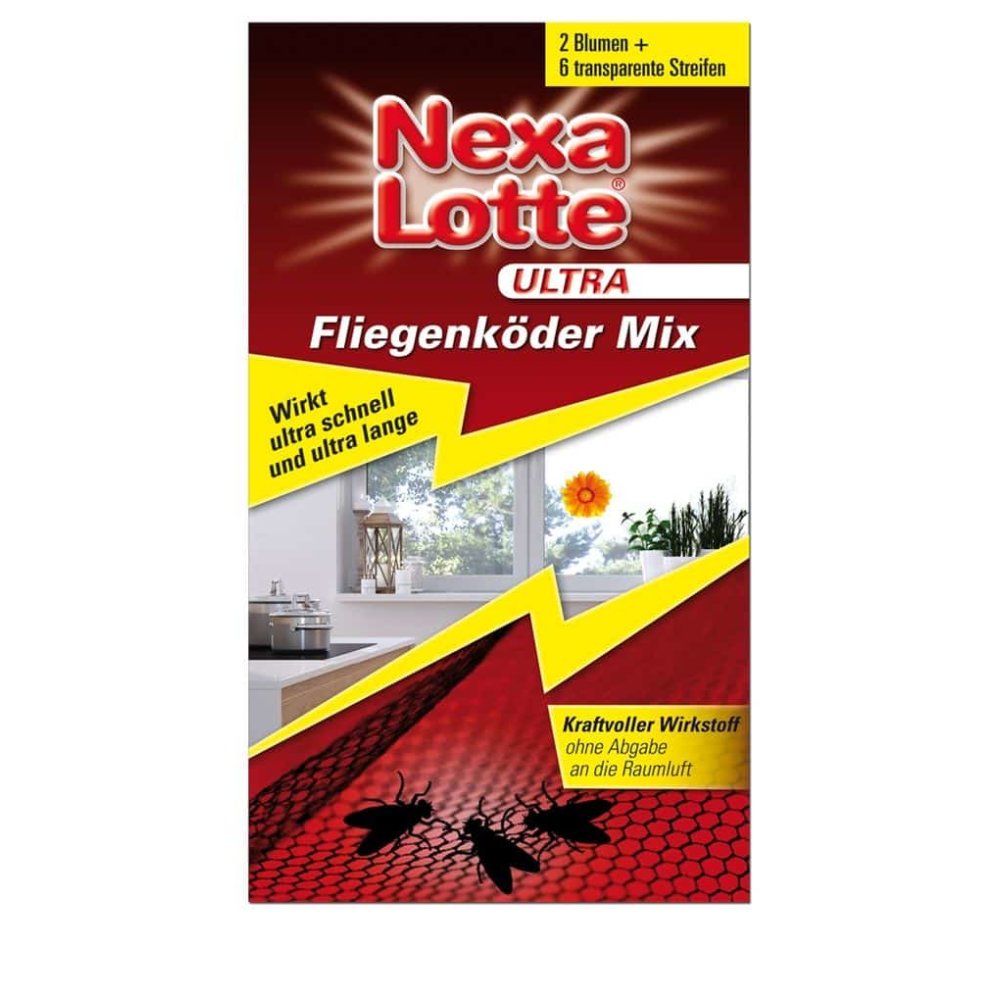 NEXA LOTTE® Ultra kärbsepüünis Mix 2 motiivipilti + 6 ribasid