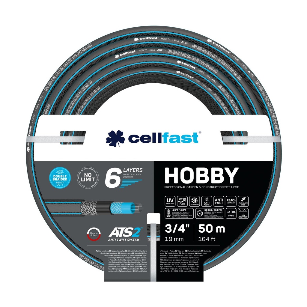 Hobby 3/4" 50 Meetrit Voolik