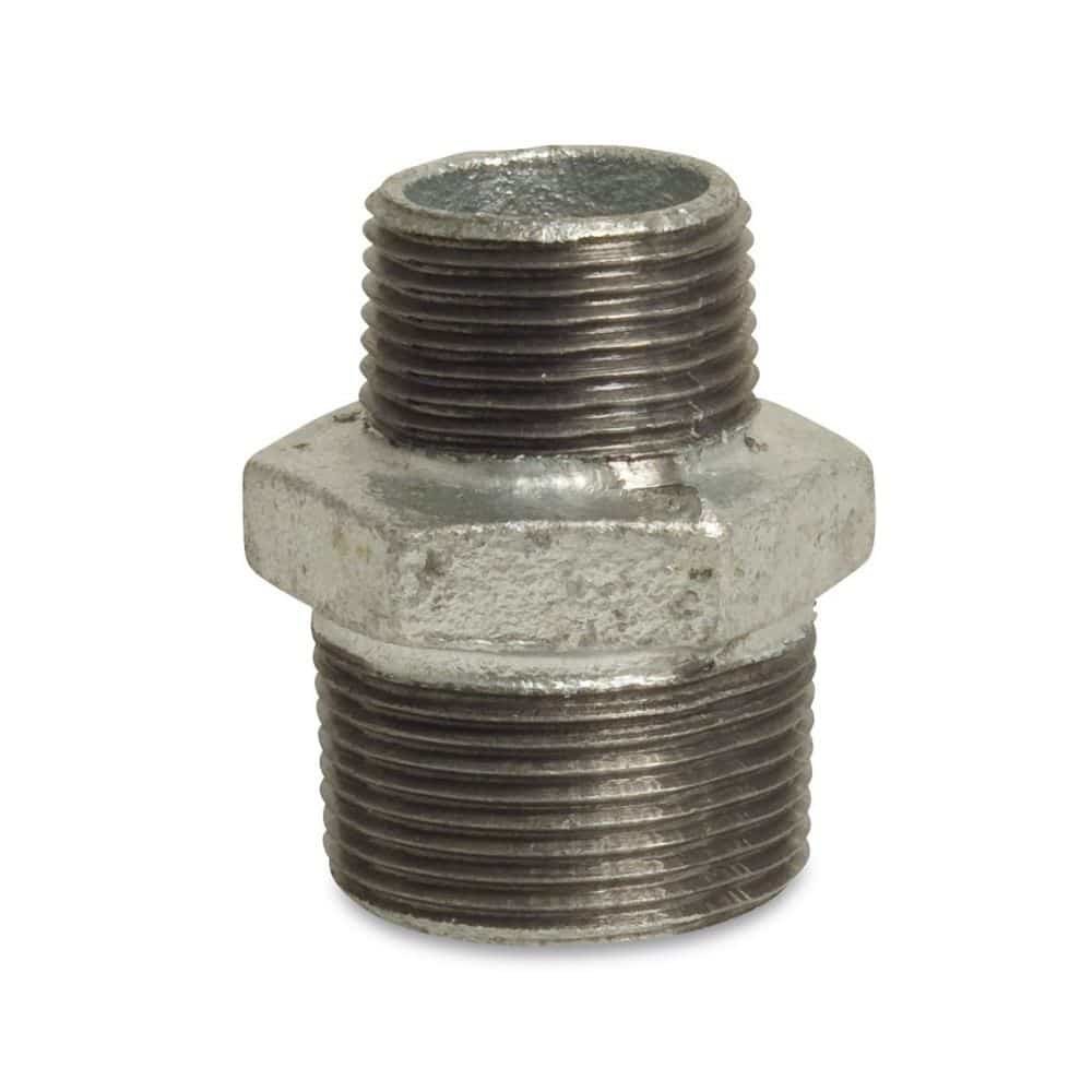 Keermestatud liitmik malm vähendusnippel 1/2" AG x 1/4" AG