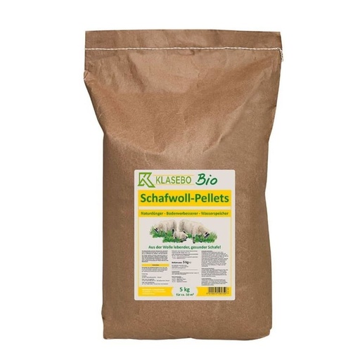 [BONI-10.575] Lambavilla-pelletid Bio 5 kg umbes 50 - 100 m² jaoks