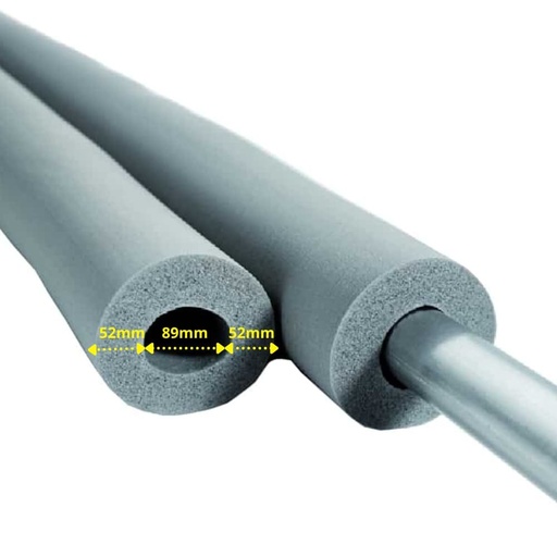 [BONI-3008604] INSUL-TUBE® H PLUS Kautšuk 2m toruisolatsioon Ø 89 mm x 40 mm isolatsioon 50% GEG