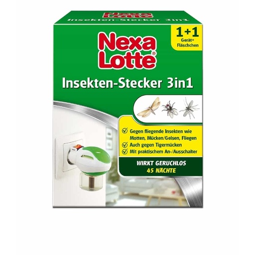 [BONI-3902] NEXA LOTTE® Putukakaitse 3 ühes - 1 seade koos 35 ml toimeaine pudeliga