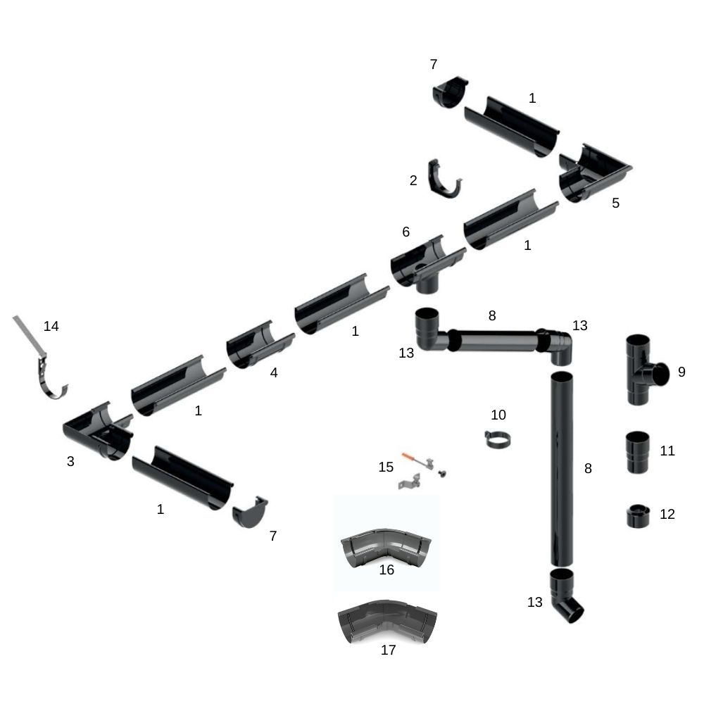 Rennide ühendus pruun Süsteem 125-5