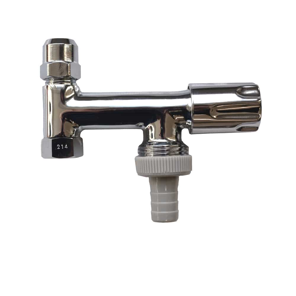 Device Angle Seat Valve with Aerator - Hood Handle 1/2"-10